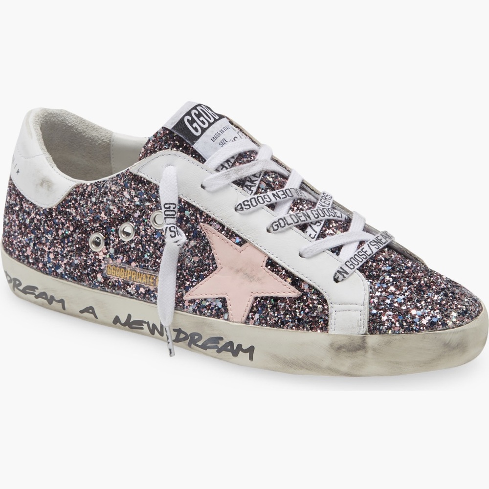 Golden Goose Pink Glittery shoe, size 37